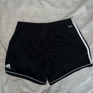 Adidas black athletic short size M